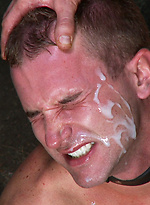 A sexy stud is stripped naked, humiliated and gang fucked in front of a cheering crowd. by Bound in Public