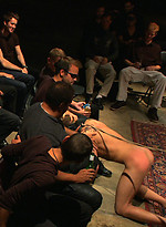 Trent Diesel gets tied up, receives cocks and bukake in all directions, and loving it. by Bound in Public With Trent Diesel