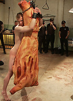 Big stud gets his ass pulverized in the slaughterhouse. by Bound in Public