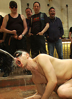 Big stud gets his ass pulverized in the slaughterhouse. by Bound in Public