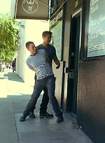 Innocent man is taken into a porn shop and turned into a sex slave. by Bound in Public