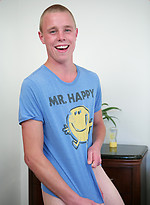 Horny Young Newbie Chris Tries his 1st Dildo and Shoots a Massive Load by English Lads
