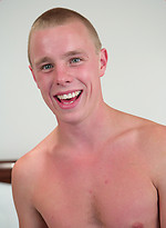 Horny Young Newbie Chris Tries his 1st Dildo and Shoots a Massive Load by English Lads
