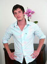 Naughty Straight Hunk Liam - His 1st Time Playing With a Dildo & Wow What a Cum Shot! by English Lads