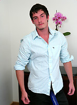 Naughty Straight Hunk Liam - His 1st Time Playing With a Dildo & Wow What a Cum Shot! by English Lads