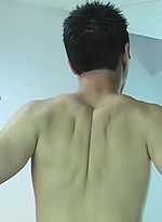 Brunette twink jerking off dick by Boy Crush