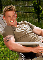 Hot college stud stipping by Colt Studio