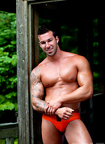 Young muscle athlete posing naked by Colt Studio