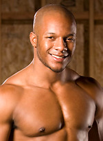 Black muscle man Eddie Diaz shows his perfect ripped body and long dick by Hot House Backroom