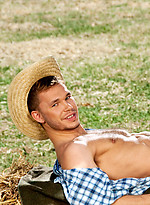Zach Alexander shows his hairy muscled body outdoors by Colt Studio With Zach Alexander