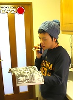 Daisuke takes a huge double headed dildo with Mr. Park, before taking some of his Korean cock up his ass by Japan Boyz
