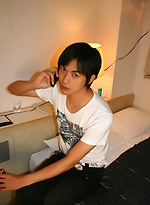 Sexy Japanese twink Takesh in a solo jerkoff by Japan Boyz