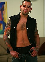 Josh Edwards shows his pirced cock by Hot Older Male