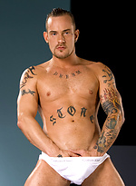 Nick Piston shws his boner by Hot House Backroom With Nick Piston