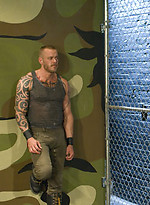 Three tattooed bears fisting scene by Hot House Backroom