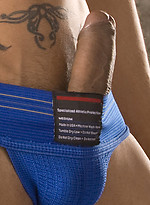 Raphael Alencar shows his huge cock by Hot House Backroom