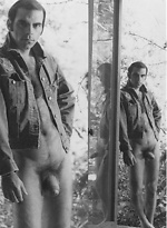 Hairy mature hunk posing naked. Colt vintage pics. by Colt Studio