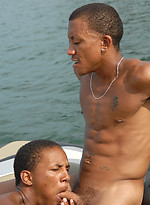 Lil Rock, Trapboyy and X-Man ebony gay threesome by Dark Thunder