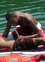 Muscle black studs fucking outdoors by Dark Thunder