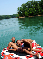 Muscle black studs fucking outdoors by Dark Thunder
