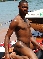 Muscle black studs fucking outdoors by Dark Thunder