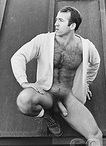 Moose and Bob Randall. Naked men vintage pics by Colt Studio With Moose
