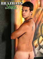 Latino jock Antonio de Castro shows his big cock by Brazilian Studz