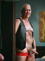 Dick Ryan jerking off his uncut dick by Hot Older Male