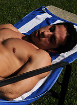 Ilias, horny stud outdoors by Nextdoor Male
