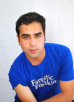 Sexy, young Latino Gabriel Martin gives his uncut cock a workout for Fantastic Foreskin! by Fantastic Foreskin