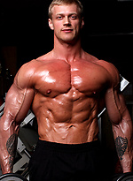 Hot blond bodybuilder Todd Morris naked by Power Men