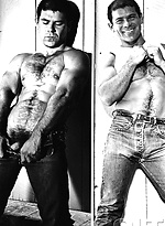 Larry Lara posing naked by Colt Studio
