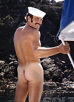 Hot muscle men Mike Morris posing naked by Colt Studio