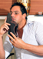 Sexy Marcello has new shoes and a desire to wank by With Marcello With Marcello