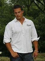Sexy fitness model Phil Helm poses for Mark Wolff by Mark Wolff