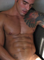 Sexy Alexsander shows off his muscular body and great cock by Mark Wolff With Alexsander Freitas