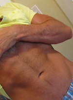 Dirty masseuse sliding a cock inside his customer by Gay Room