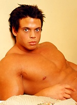 Young sexy fitness model Zack Lauren poses by Mark Wolff