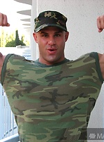 Peter Latz strips out of his fatigues by Mark Wolff With Peter Latz