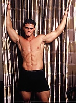 Sexy jock Alain Lamas poses for the camera by Mark Wolff