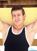 Sexy Zack Johnathan shows off his body on the beach by Mark Wolff