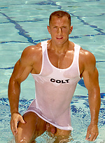 Johnny Cruise outdoors by Colt Studio