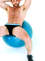 Hairy hunk Morgan Black by Bound Jocks With Morgan Black