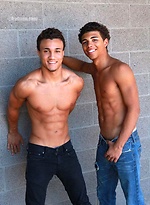 Cute and horny - muscled jocks from college by Frat Men