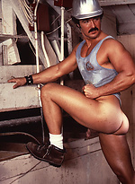 King Donovan posing naked by Colt Studio