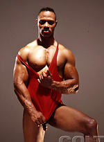 Hot bodybuilder Mitchell Rabida posing naked by Colt Studio