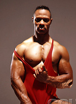 Hot bodybuilder Mitchell Rabida posing naked by Colt Studio
