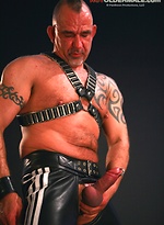 Til Wegman in leather gear by Hot Older Male