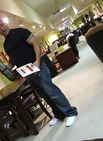 Quick jerk session in store by Gay Violations