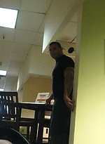 Quick jerk session in store by Gay Violations